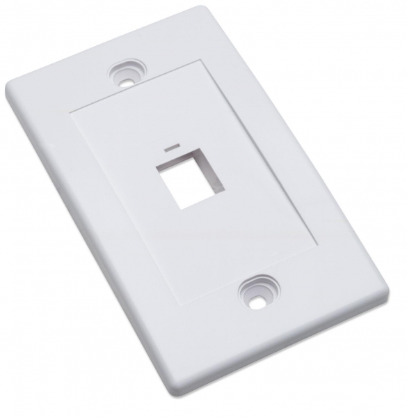 Placca porta frutti 1 posto mod. 503 Bianco